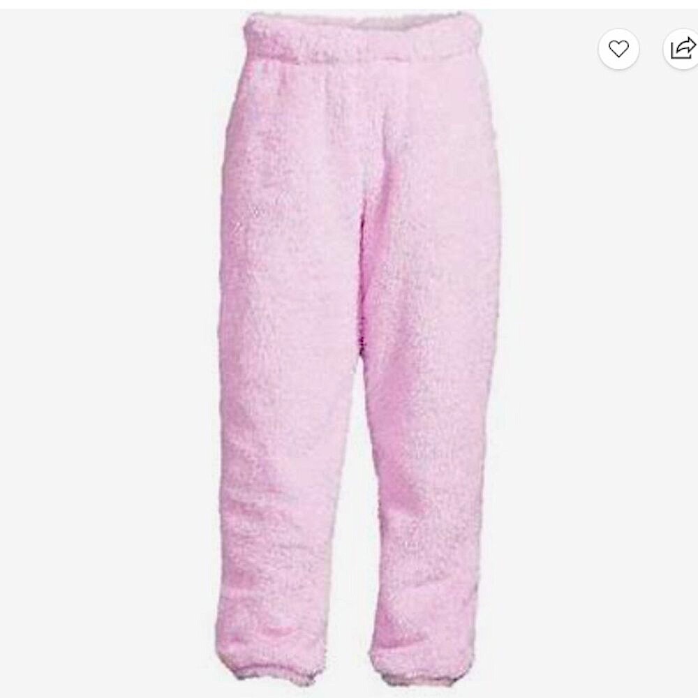 Lands' End Fuzzy Jogger Pants, Girl's, Size: XL (14-16)